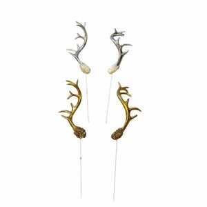 Gold and Silver Antler picks (2 sets)